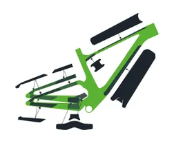 Ramskydd Syncros Frame Protection Kit Ransom 24 Klar Matt